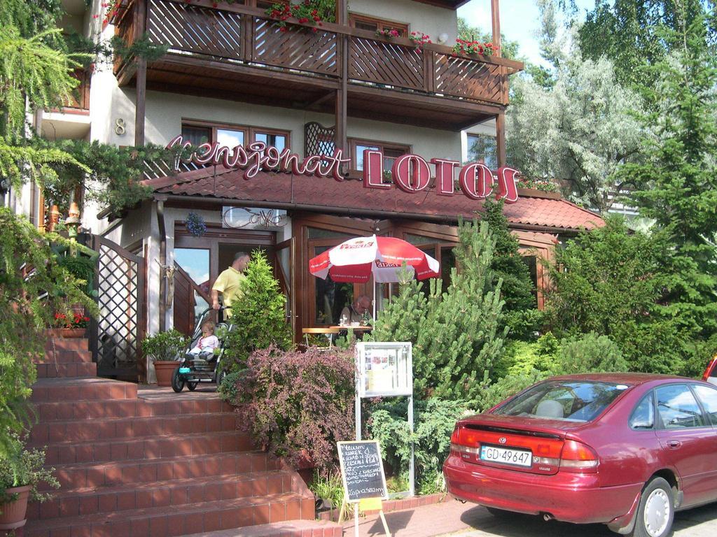 Pensjonat Lotos Krynica Morska Exterior foto
